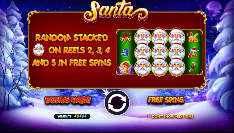 Santa video slot Pragmatic Play